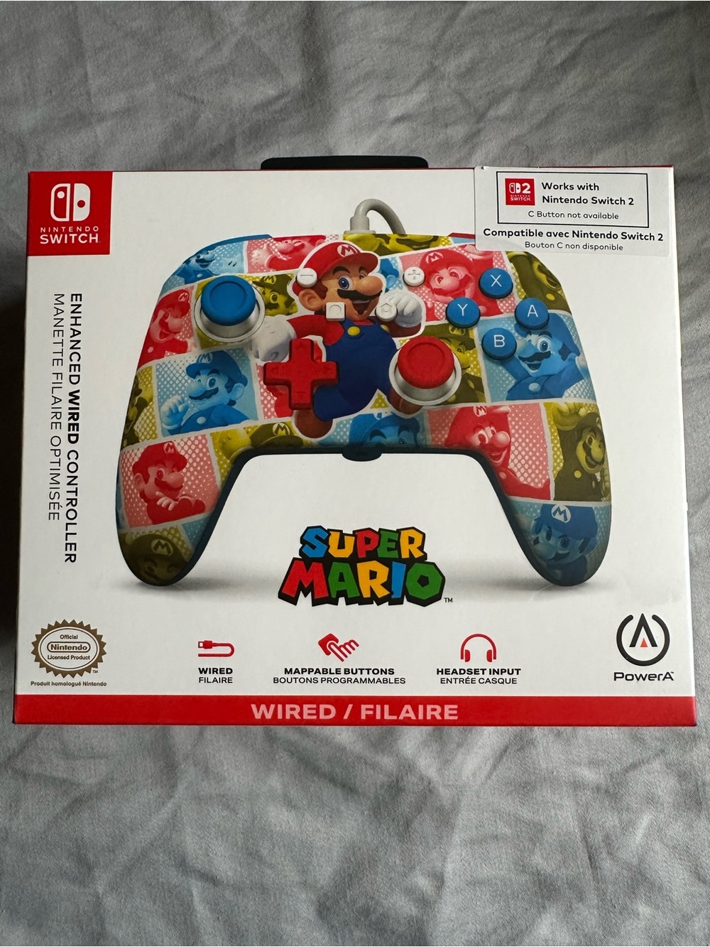 Nintendo Switch Super Mario Controller - New